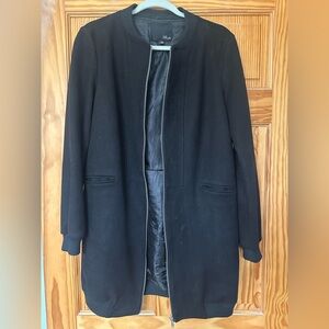 Chic Black Women's Trench Coat